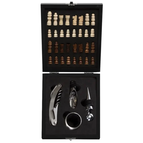 Kit Vinho Xadrez 4 peças - X12046