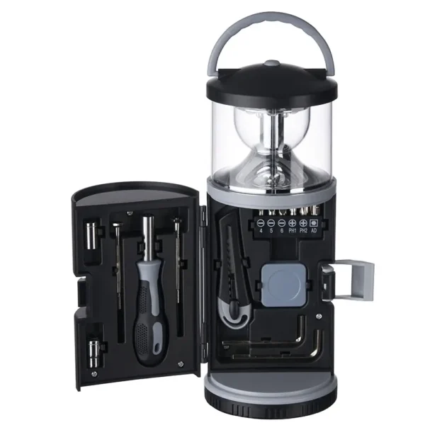 Lanterna com Kit Ferramentas 15 Peças - X14649